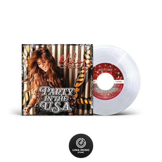 Miley Cyrus - Party In The U.S.A. (Vinilo de 7" edición limitada single de color transparente con glitter)