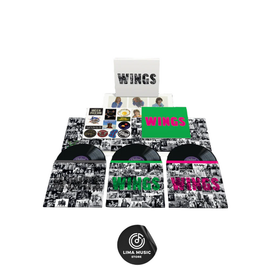Paul McCartney & Wings - WINGS (Box set de 3 vinilos negros en estuche de tapa dura troquelada con 2 pósters y stickers)
