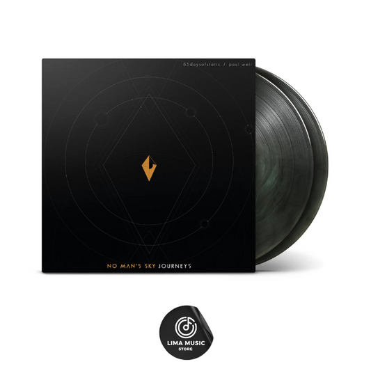 65daysofstatic / Paul Weir - No Man's Sky: Journeys (Vinilo doble edición exclusiva deluxe de color negro y azul galaxia transparente)