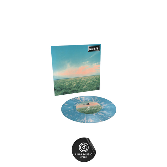 Oasis - Whatever (Vinilo de 7" edición limitada, numerada, de color azul y rosa salpicado)