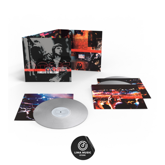Oasis - Familiar to millions (Vinilo triple de color plateado edición 25 aniversario exclusivo de la tienda oficial de Oasis)