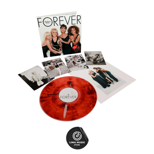 Spice Girls - Forever 25 (Vinilo edición limitada 25 aniversario de color marmoleado rojo y negro con 4 tarjetas impresas)