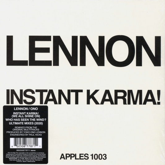John Lennon - Instant Karma! (Vinilo de 7" edición 2020 Ultimate Mixes, Record Store Day RSD 2020)