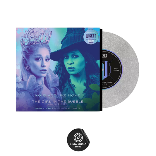 Cynthia Erivo / Ariana Grande - No Place Like Home / The Girl in the Bubble (Vinilo de 7" edición limitada exclusiva UO de color transparente con glitter)