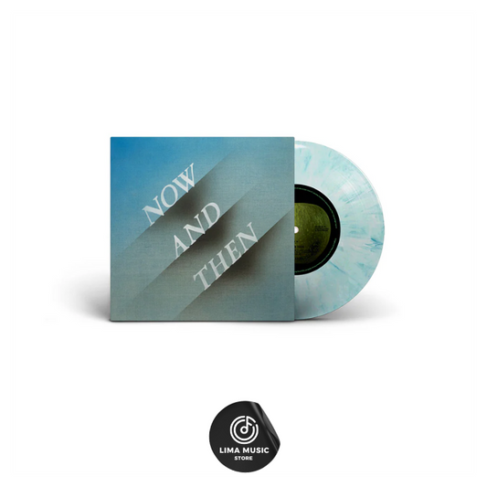 The Beatles - Now And Then (Vinilo de 7" edición single de color azul y blanco marmoleado)