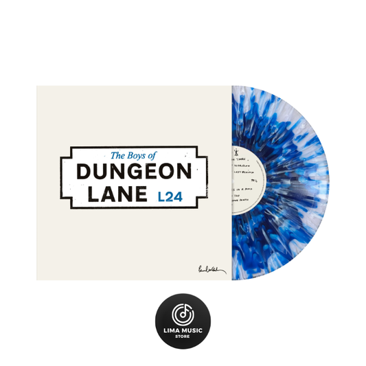 Paul McCartney - The Boys of Dungeon Lane (Vinilo edición limitada a 4mil unidades numerada a mano, de color transparente con efecto "splatter" azul y blanco "Ripples and a pond" y con portada alternativa con letras en relieve y color azul)