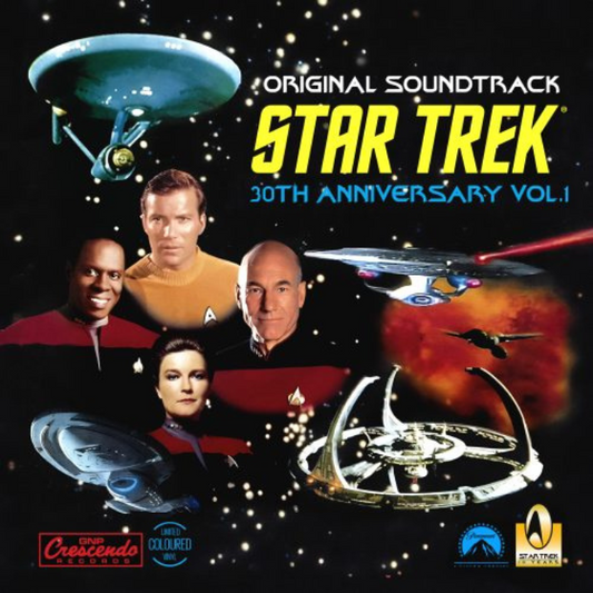 Varios (Banda Sonora) - Star Trek Vol. 1 (Vinilo edición limitada 30 aniversario de color rojo y negro salpicado)