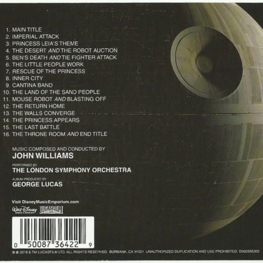 Varios (Banda Sonora) - Star Wars: A New Hope (CD)