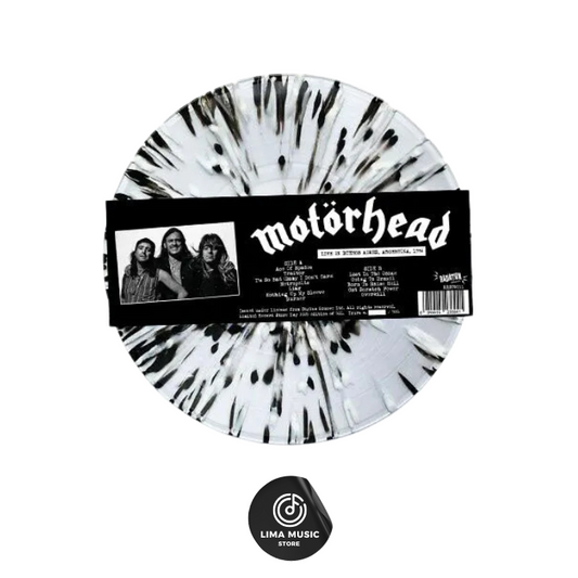 Motörhead - Live In Buenos Aires Argentina 1994 (Vinilo edición limitada y numerada de color blanco y negro salpicado, Record Store Day RSD 2025)