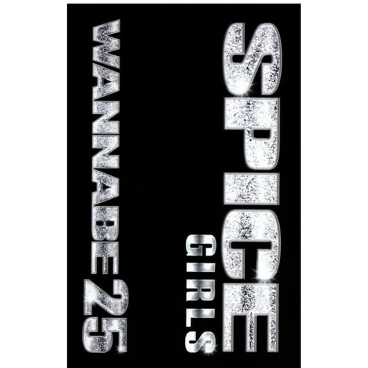 Spice Girls - Wannabe 25 (Cassette edición limitada de color transparente con glitter plateado)
