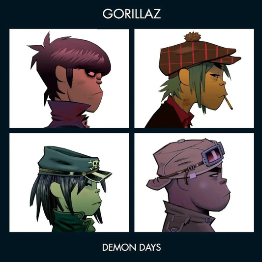 Gorillaz - Demon Days (Vinilo edición limitada half-speed master, de color verde, morado y rojo)