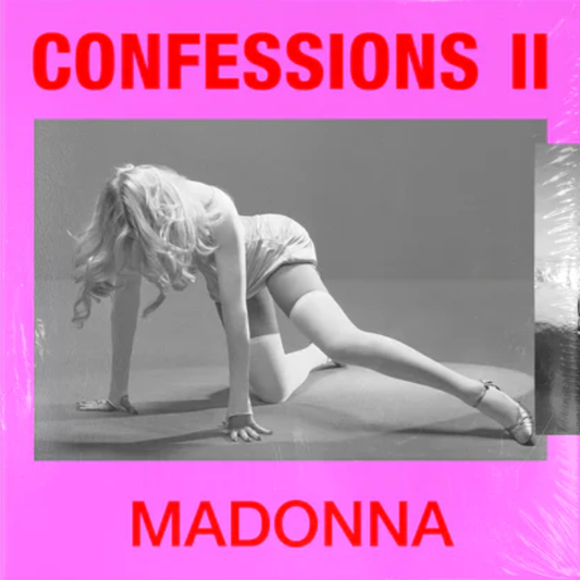 Madonna - Confessions II (Vinilo de color rojo translúcido con póster, 12 tracks) + Bring Your Love feat. Sabrina Carpenter (Vinilo de 7" edición single exclusiva)