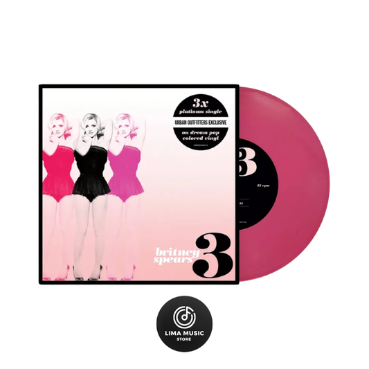 Britney Spears - 3 (Vinilo de 7" edición single limitada de color rosado "dream pop")