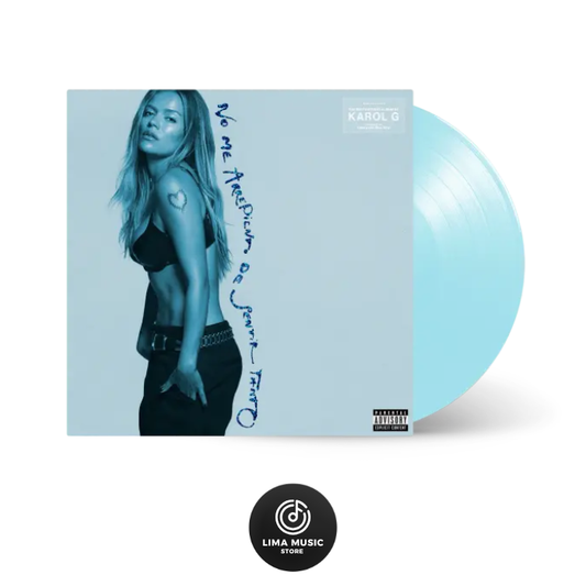 Karol G - No Me Arrepiento De Sentir Tanto (Vinilo de color "clearwater blue")