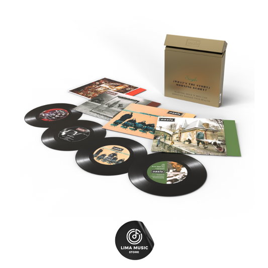 Oasis - (What's the story) Morning Glory? (Box set de 4 singles en vinilos de 7" edición 30 aniversario de color negro)