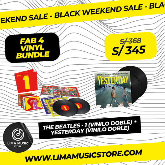 [BLACK WEEKEND] The Beatles y Banda Sonora Yesterday - Fab 4 Vinyl Bundle (2 Vinilos Dobles)