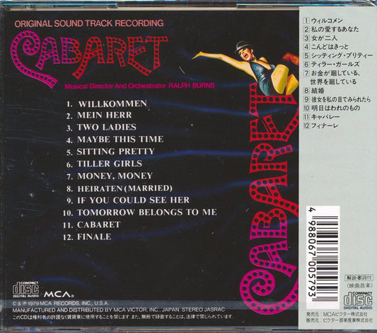 Varios (Banda Sonora) - Cabaret: Original Soundtrack Recording (CD Edición Japonesa)