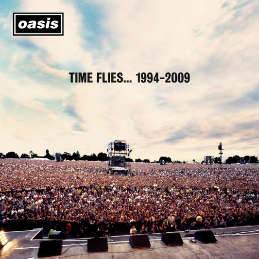 Oasis - Time Flies... 1994-2009 (Vinilo cuádruple de color negro, con arte impreso, edición 15 aniversario)