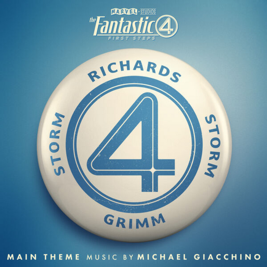 Michael Giacchino (Banda Sonora) - The Fantastic Four: First Steps Main Theme (Vinilo de 7" edición de color azul galáctico)
