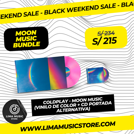 [BLACK WEEKEND[ Coldplay - Moon Music Bundle Moon Music Bundle (Vinilo de color + CD portada alternativa)