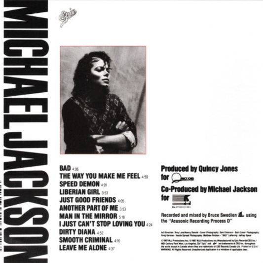 Michael Jackson - Bad (CD)