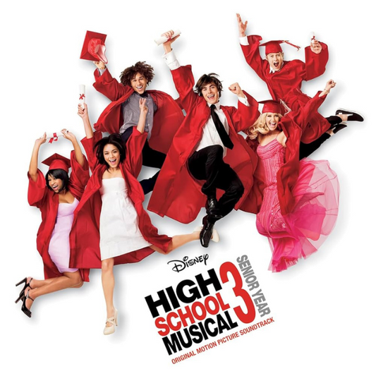 Varios (Banda Sonora) - High School Musical 3: Senior Year (Vinilo Doble de Color Rojo Manzana y Blanco)