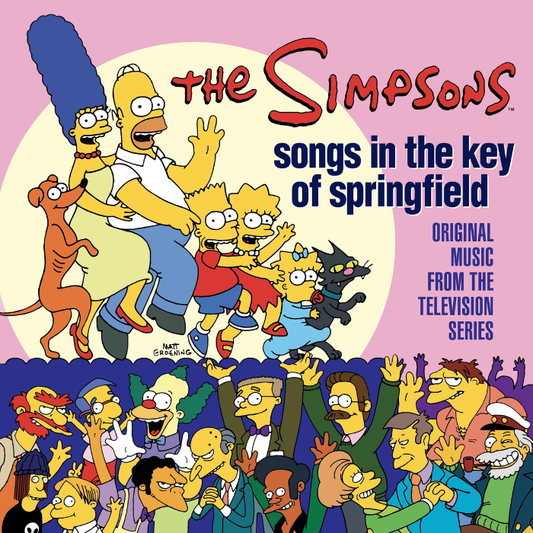 The Simpsons - Songs In The Key Of Springfield (Original Music From The Television Series) (Vinilo doble de colores "canary yellow / baby pink")