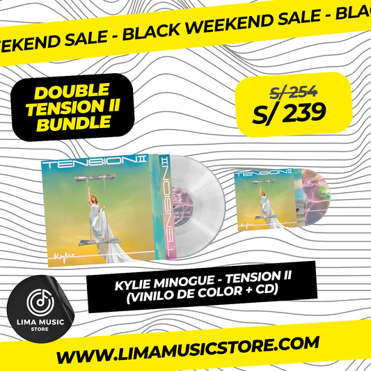 [BLACK WEEKEND] Kylie Minogue - Double Tension II Bundle (Vinilo de color + CD)