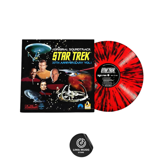 Varios (Banda Sonora) - Star Trek Vol. 1 (Vinilo edición limitada 30 aniversario de color rojo y negro salpicado)