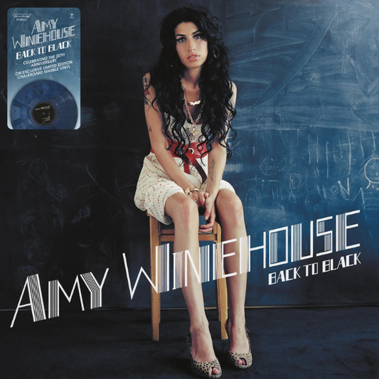 Amy Winehouse - Back To Black (Vinilo edición indie exclusive 20 aniversario de color "chalkboard marble")