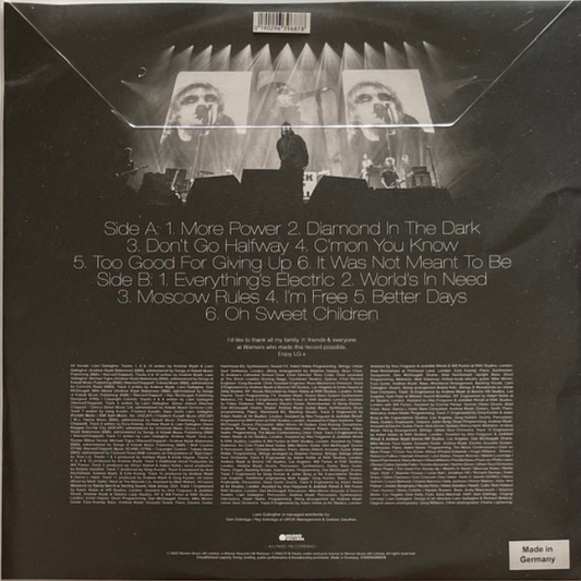 Liam Gallagher - C'mon You Know (Vinilo edición limitada de color transparente)