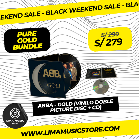 [BLACK WEEKEND] ABBA - Pure Gold Bundle (Vinilo Doble Picture Disc + CD)