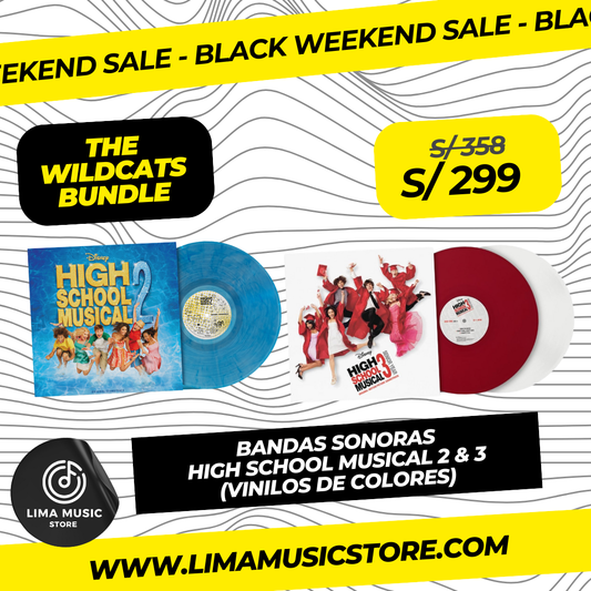 [BLACK WEEKEND] Bandas Sonoras High School Musical 2 & 3 - The Wildcats Bundle (Vinilos de colores)