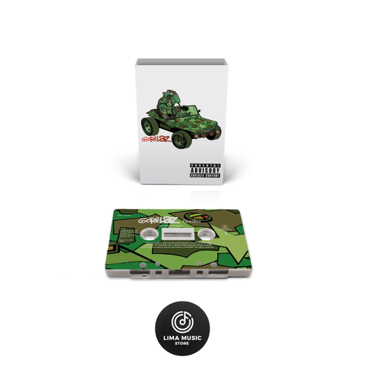 Gorillaz - Gorillaz (Cassette edición limitada de color blanco con estampado de camuflaje)