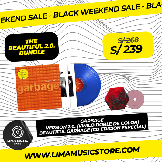 [BLACK WEEKEND] Garbage - The Beautiful 2.0 Bundle (Vinilo doble de color + CD especial)