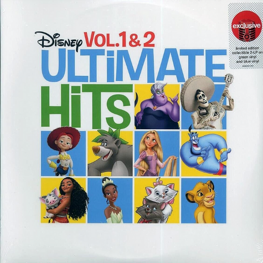 Varios (Banda Sonora) - Disney Ultimate Hits Volumes 1 & 2 (Vinilo doble edición limitada de colores verde y azul)