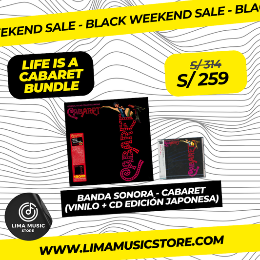 [BLACK WEEKEND] Banda Sonora Cabaret - Life is a Cabaret Bundle (Vinilo + CD edición japonesa)